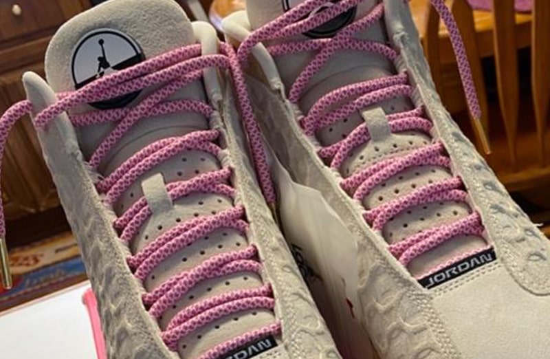 Różowo białe okrągłe sznurowadła do butów LACE LAB Rope, personalizacja obuwia, custom, customizacja adidasów
