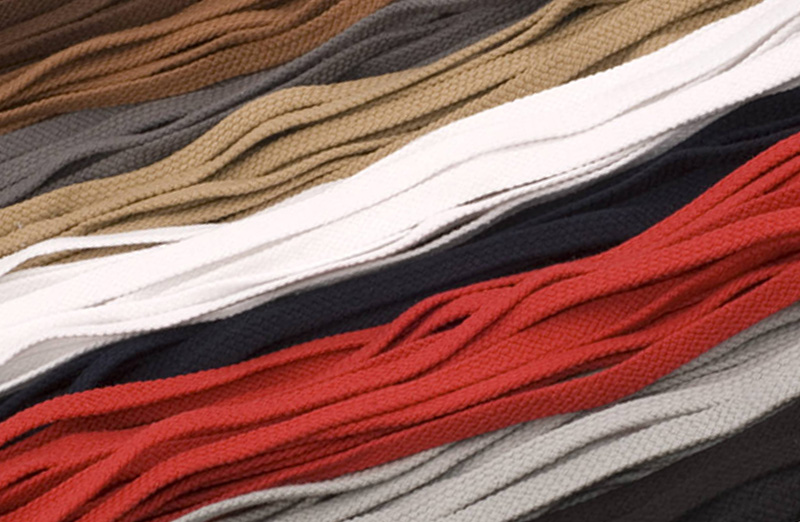 Kolorowe sznurowadła do butów, płaskie, eleganckie i wytrzymałe