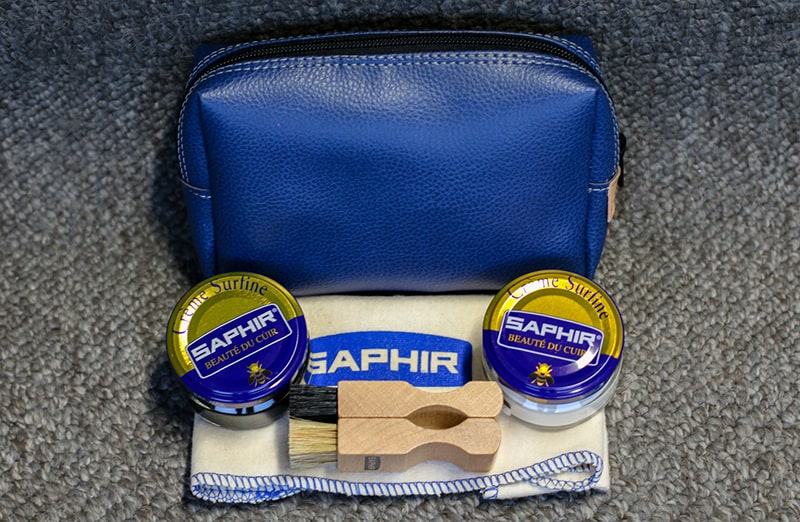 zestaw, którym możesz czyścić naturalne skóry licowe