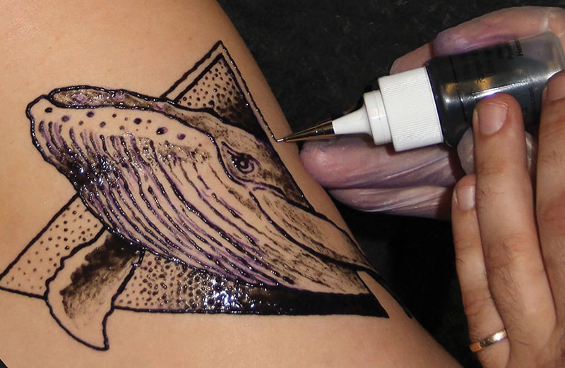 Tymczasowy tatuaż Jacquard Jagua wykonany w 100% z naturalnych, nietoksycznych składników