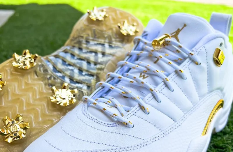 Metaliczne złoto białe okrągłe sznurowadła do sneakersów. 