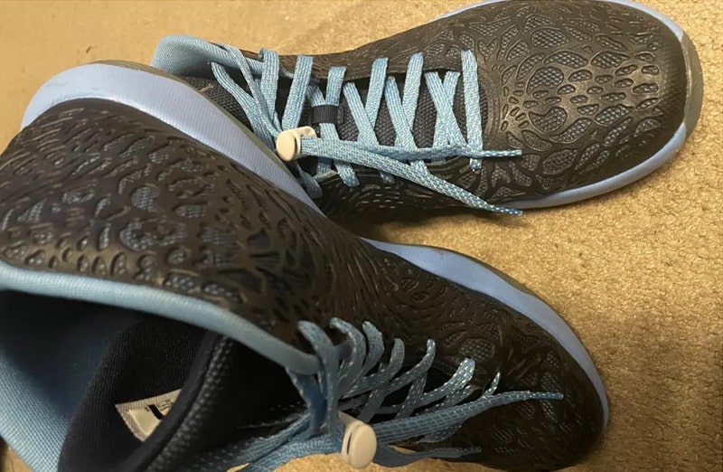 Niebieskie odblaskowe płaskie sznurowadła do butów LACE LAB Reflective flat 2.0 laces, personalizacja obuwia, custom, customizacja adidasów