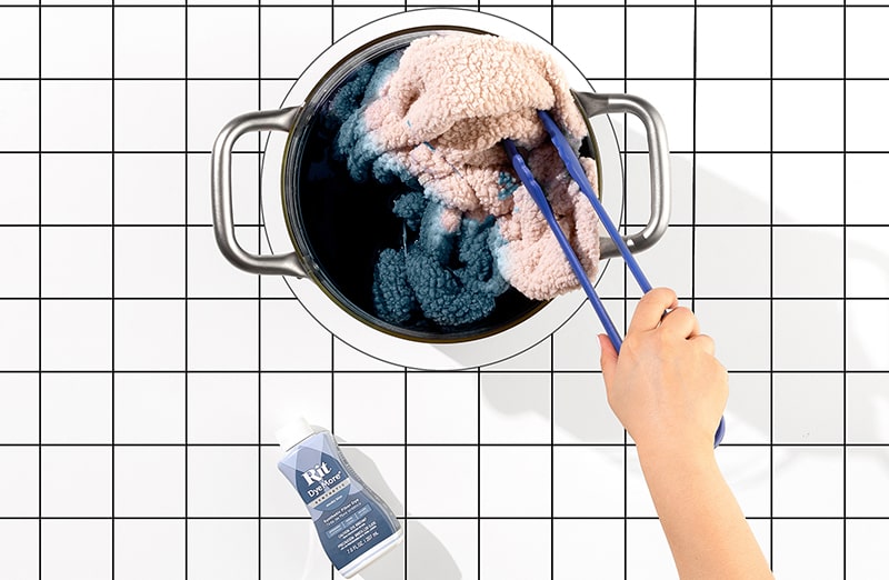 Jak używać barwnika do tkanin i materiałów syntetycznych rit dyemore