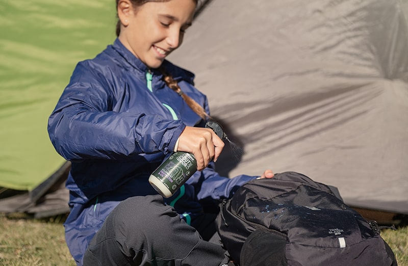 Impregnat do namiotów i plecaków – Equipment Protector w użyciu