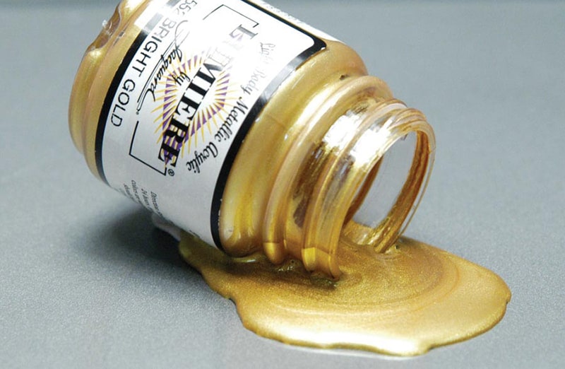 Perłowa fioletowa farba do customizacji sneakersów, jeansu, tkanin JACQUARD Lumiere