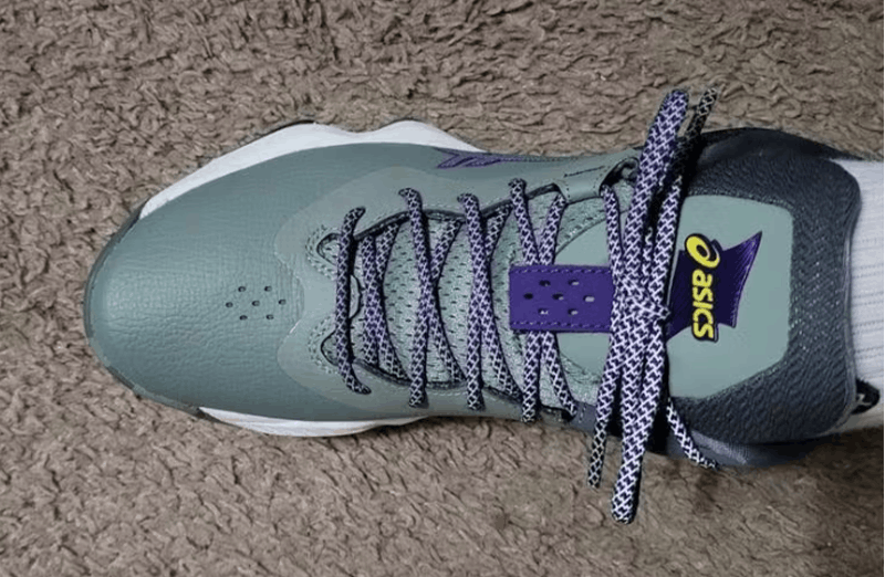 Fioletowe okrągłe sznurowadła odblaskowe do butów LACE LAB 3M Reflective laces, personalizacja obuwia, custom, customizacja adidasów