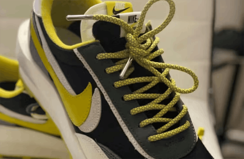 Żółte odblaskowe okrągłe sznurowadła do butów LACE LAB 3M Reflective laces, personalizacja obuwia, custom, customizacja adidasów