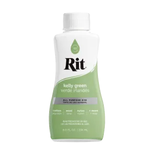 RIT DYE All-Purpose Liquid Dye 8oz KELLY GREEN / ZIELONY uniwersalny barwnik w płynie do tkanin i innych powierzchni