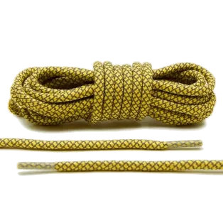 LACE LAB 3M Reflective Laces 5mm Yellow - Odblaskowe żółte okrągłe sznurowadła do butów