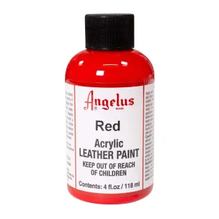 ANGELUS Acrylic Leather Paint Standard 4oz #064 RED / CZERWONA farba akrylowa do malowania Sneakersów i Jeansu