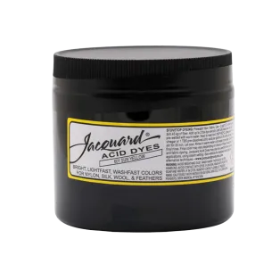 JACQUARD Acid Dye 8oz #601 SUN YELLOW / SŁONECZNO ŻÓŁTY barwnik kwasowy do wełny, jedwabiu i piór