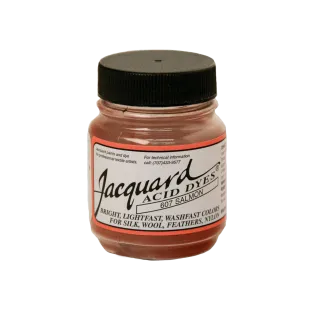 JACQUARD Acid Dye 0.5oz #607 SALMON / ŁOSOSIOWY barwnik kwasowy do wełny, jedwabiu i piór