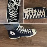 Kremowe woskowane sznurowadła wytrzymałe Lace Lab. Sznurówki do customizacji sneakersów - Jordan, Nike, Bred 1, Adidas.