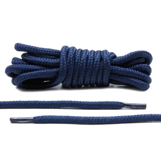 LACE LAB XI Rope Laces 6mm Navy Blue / Granatowe okrągłe sznurowadła do butów