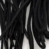 Okrągłe czarne cienkie sznurowadła woskowane do butów tarrago laces thin waxed