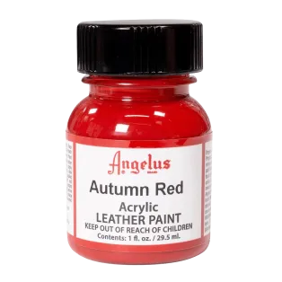 ANGELUS Acrylic Leather Paint Standard 1oz AUTUMN RED  / JESIENNOCZERWONA farba akrylowa do malowania Sneakersów i Jeansu
