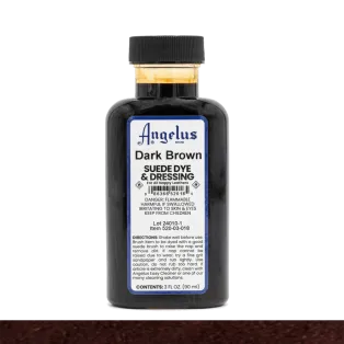ANGELUS Suede Dye & Dressing 3oz #018 DARK BROWN / CIEMNOBRĄZOWY barwnik do zamszu i nubuku