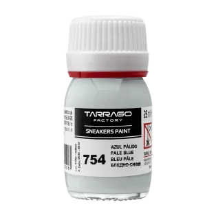 TARRAGO SNEAKERS Paint Pastel Colors 25ml #754 PALE BLUE / Jasnoniebieska pastelowa farba akrylowa do malowania obuwia i odzieży