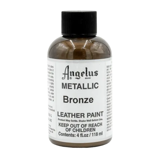 ANGELUS Acrylic Leather Paint Metallic 4oz #142 BRONZE / BRĄZOWA metaliczna farba akrylowa do malowania Sneakersów i Jeansu