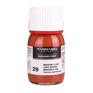 TARRAGO SNEAKERS Paint Standard Colors 25ml #029 LIGHT BROWN / Jasnobrązowa farba akrylowa do personalizacji i renowacji butów oraz jeansu