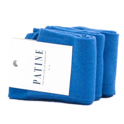 PATINE Socks PAME01-0706 / Niebieskie skarpetki z jaśniejszymi prześwitami