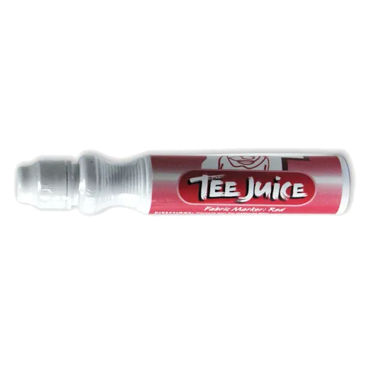 Czerwony marker do tkanin Jacquard Juice medium point.. Pisak o wysokiej gęstości, idealny do tworzenia ręcznie rysowanych grafik, rysunków na tkaninach, odzieży. Dostępne w kilku kolorach Czerwony marker do tkanin Jacquard Juice medium point.. Pisak o wysokiej gęstości, idealny do tworzenia ręcznie rysowanych grafik, rysunków na tkaninach, odzieży. Dostępne w kilku kolorach