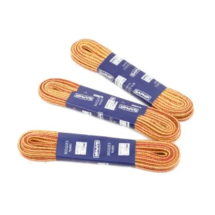 SAPHIR BDC Laces Cord 2.5mm Light Brown - żółto czerwone okrągłe sznurowadła do traperów