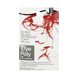 JACQUARD iDye Poly 0.49oz #1449 RED / CZERWONY barwnik do poliestru, nylonu, tkanin syntetycznych i tworzyw sztucznych