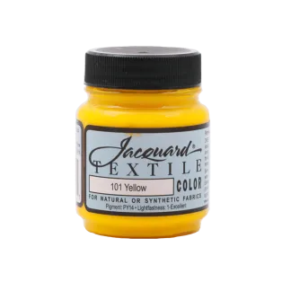 JACQUARD Textile Color Paint 2.25oz #101 YELLOW / ŻÓŁTA farba akrylowa do tkanin