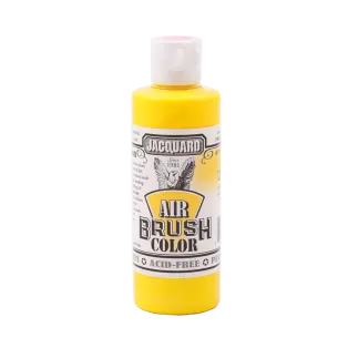 JACQUARD Airbrush Color Opaque Paint 4oz #200 YELLOW / ŻÓŁTA kryjąca farba akrylowa do aerografu