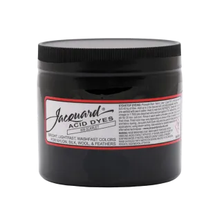 JACQUARD Acid Dye 8oz #609 SCARLET / SZKARŁATNY barwnik kwasowy do wełny, jedwabiu i piór