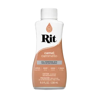RIT DYE All-Purpose Liquid Dye 8oz CAMEL / KAMELOWY uniwersalny barwnik w płynie do tkanin i innych powierzchni
