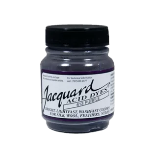 JACQUARD Acid Dye 0.5oz #613 PURPLE / PURPUROWY barwnik kwasowy do wełny, jedwabiu i piór