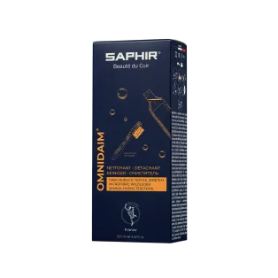 SAPHIR BDC Suede Nubuck Cleaner Omnidaim 100ml + BRUSH / Płyn do czyszczenia zamszu i nubuku oraz tekstyliów + szczoteczka