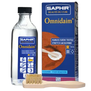 SAPHIR BDC Suede Nubuck Cleaner Omnidaim 100ml + BRUSH - płyn do czyszczenia zamszu i nubuku oraz tekstyliów + szczoteczka