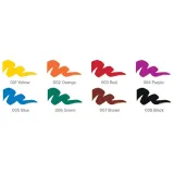 Jacquard Juice medium point to pisak o wysokiej gęstości, idealny do tworzenia ręcznie rysowanych grafik, rysunków na tkaninach, odzieży. Dostępne w kilku kolorach