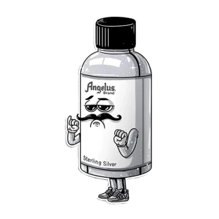 ANGELUS Sticker Sterling Silver 1szt / Wlepka dla Customizerów