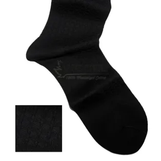 VICCEL / CELCHUK Socks Star Textured Black - Luksusowe skarpety