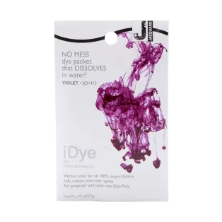 JACQUARD iDye for Natural Fabrics 0.49oz #1415 VIOLET / FIOLETOWY barwnik do farbowania tkanin naturalnych - bawełny, lnu, jedwabiu