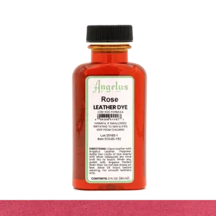 ANGELUS LOW VOC Leather Dye 3oz #192 ROSE / RÓŻOWY barwnik do naturalnych skór licowych