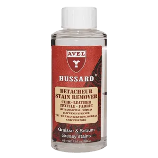 AVEL LTHR Hussard Stain Remover Liquid 200ml / Silny odplamiacz do skór licowych, zamszu, nubuku i tkanin