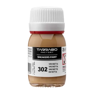 TARRAGO SNEAKERS Paint Standard Colors 25ml #302 VACHETTA / Ciemnobeżowa farba akrylowa do personalizacji i renowacji butów oraz jeansu