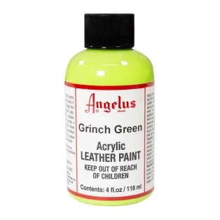 ANGELUS Acrylic Leather Paint Standard 4oz #263 GRINCH GREEN / JASNOZIELONA farba akrylowa do malowania Sneakersów i Jeansu