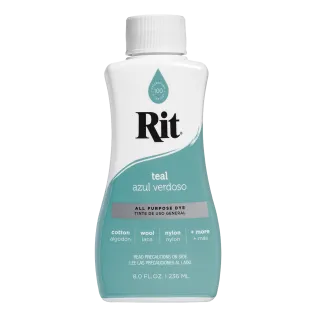 RIT DYE All-Purpose Liquid Dye 8oz TEAL / MORSKI uniwersalny barwnik w płynie do tkanin i innych powierzchni