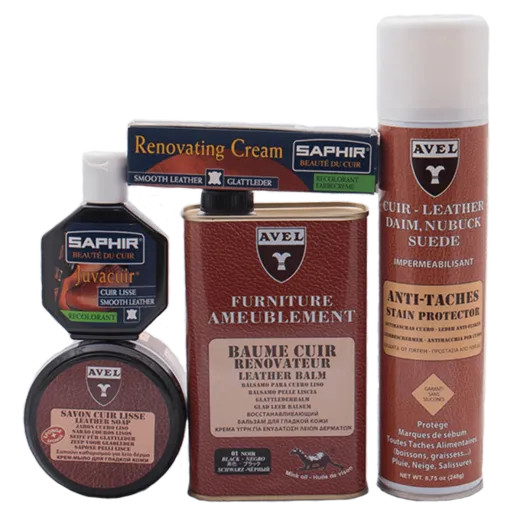 Zestaw koloryzujący do renowacji skór - AVEL/SAPHIR 5