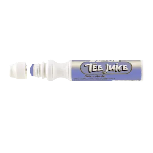 JACQUARD Tee Juice Fabric Art Marker Broad Point 12mm LILAC / Gruby liliowy pisak do jeansu, tkanin, skór, drewna, gliny, papieru