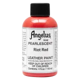 Czerwona farba do skór naturalnych i syntetycznych ANGELUS Pearlescent Leather Paint 4oz