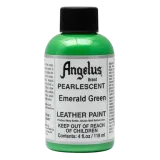 Zielona farba do skór naturalnych i syntetycznych ANGELUS Pearlescent Leather Paint 4oz