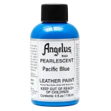 Niebieska farba do skór naturalnych i syntetycznych ANGELUS Pearlescent Leather Paint 4oz