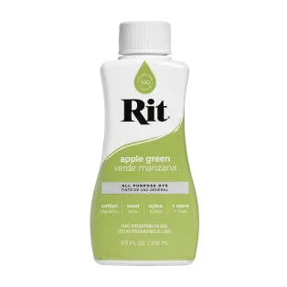 RIT DYE All-Purpose Liquid Dye 8oz APPLE GREEN / ZIELONE JABŁKO uniwersalny barwnik w płynie do tkanin i innych powierzchni